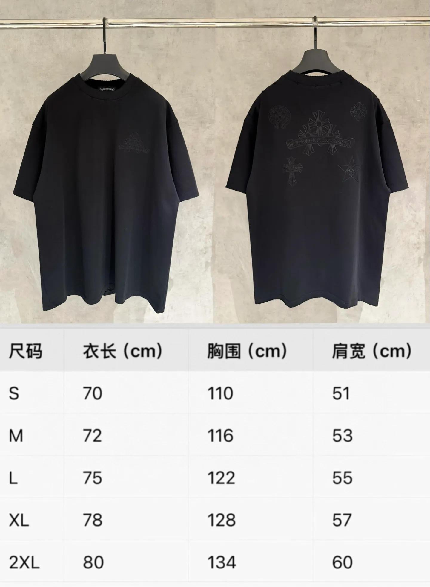 【 Quality】CH New Arrival T Black White Size：S-2xl ：K